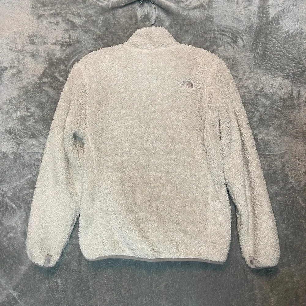 The North Face Girls Size Large Cozy Osito Full Zip Sherpa Fuzzy Fleece Jacket